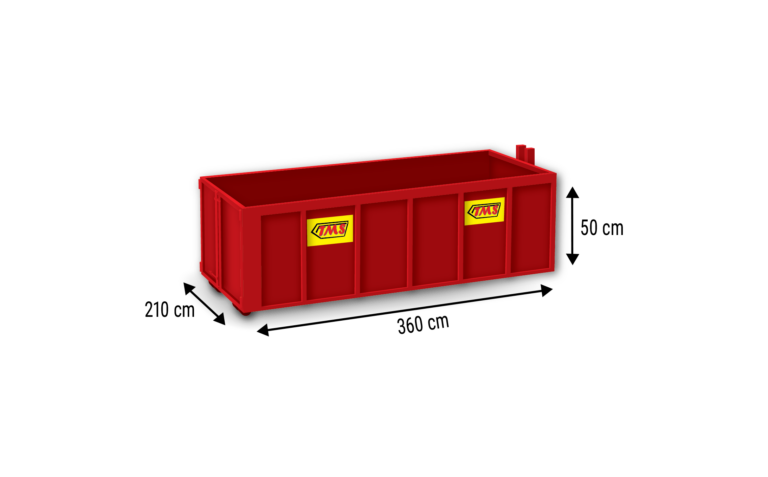 3m³ CITYcontainer — lege container