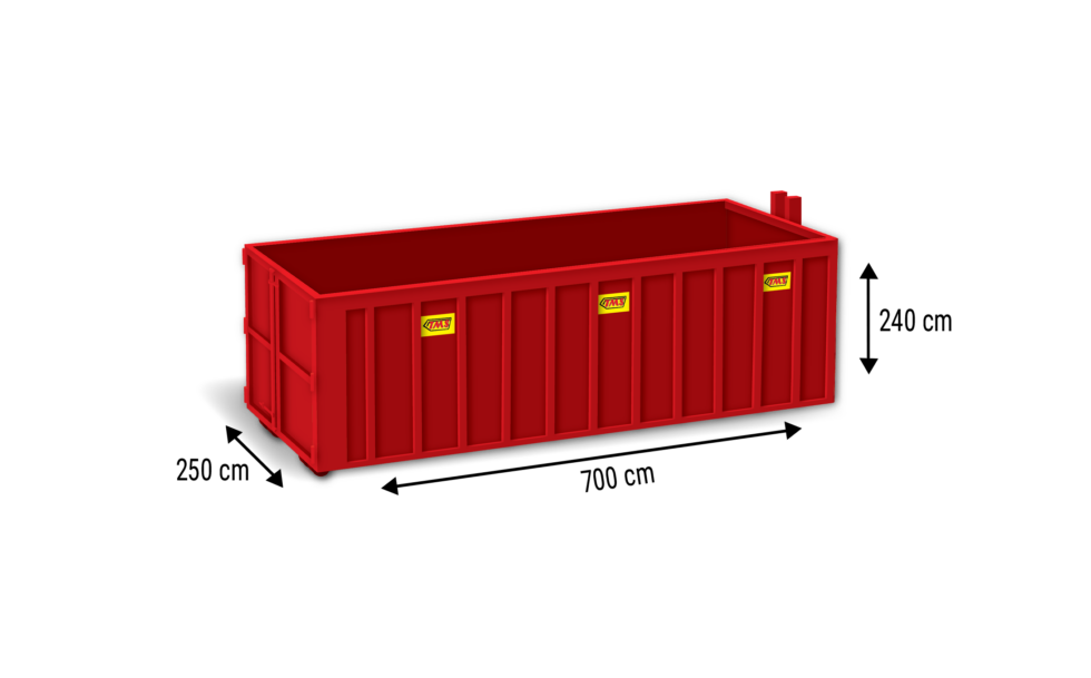 40 m3 afzetcontainer