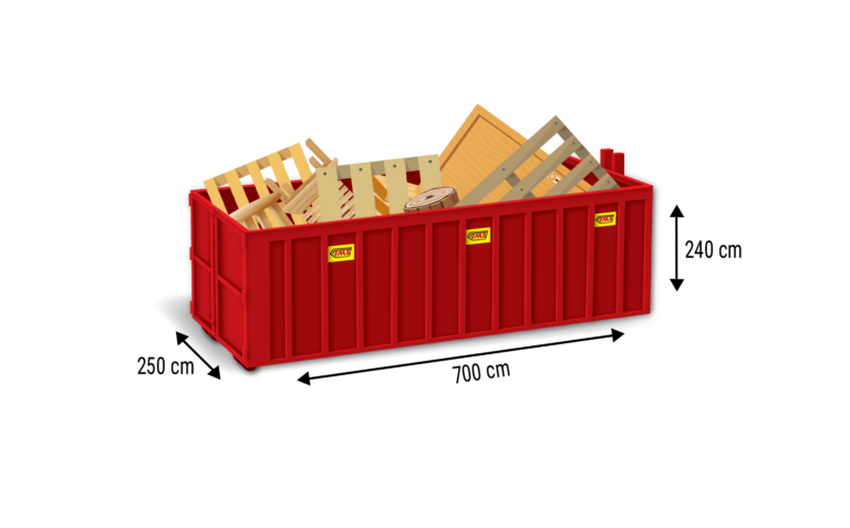 40m³ afzetcontainer