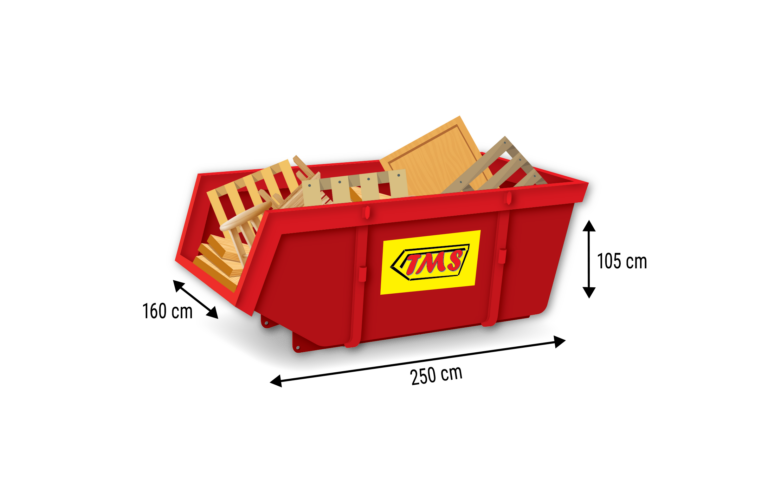 3m³ portaalcontainer