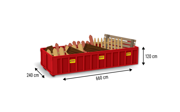 15m³ afzetcontainer