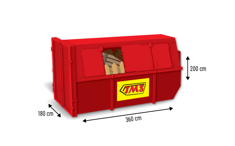 10m³ portaalcontainer