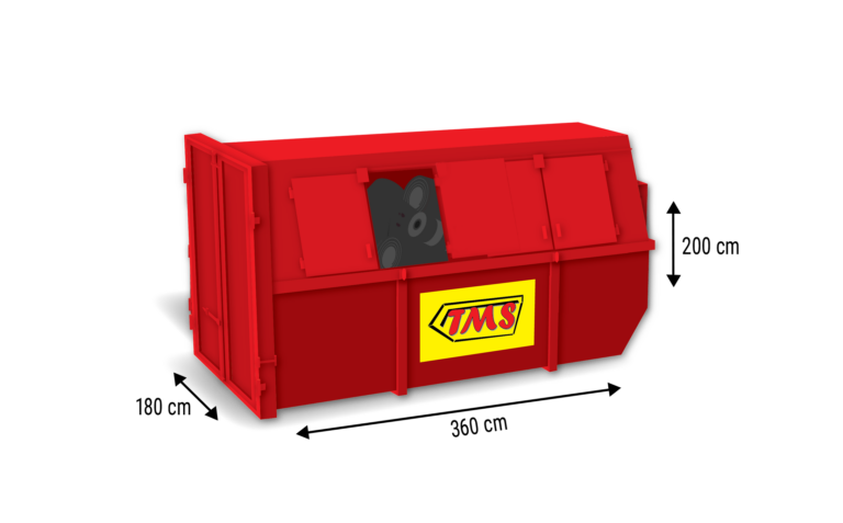 10m³ portaalcontainer