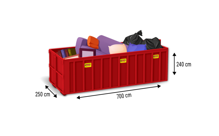 40m³ afzetcontainer