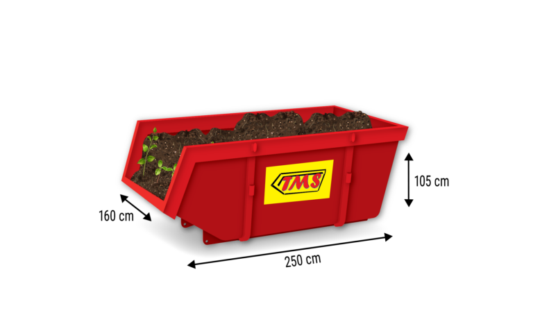 3m³ portaalcontainer