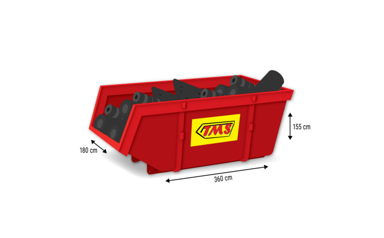 9m³ portaalcontainer